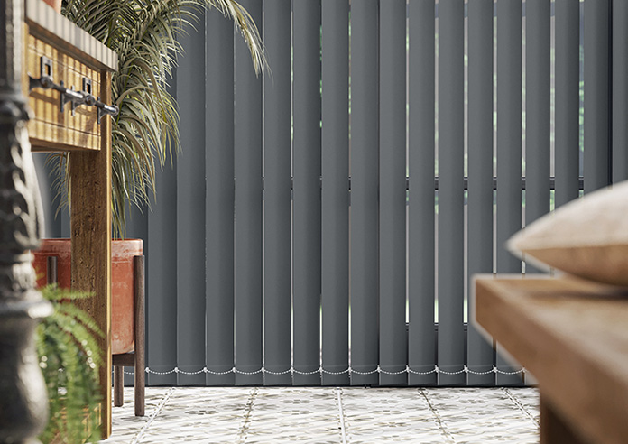Trinity (FR Blackout), Deep Grey - Vertical Blind - Image 5